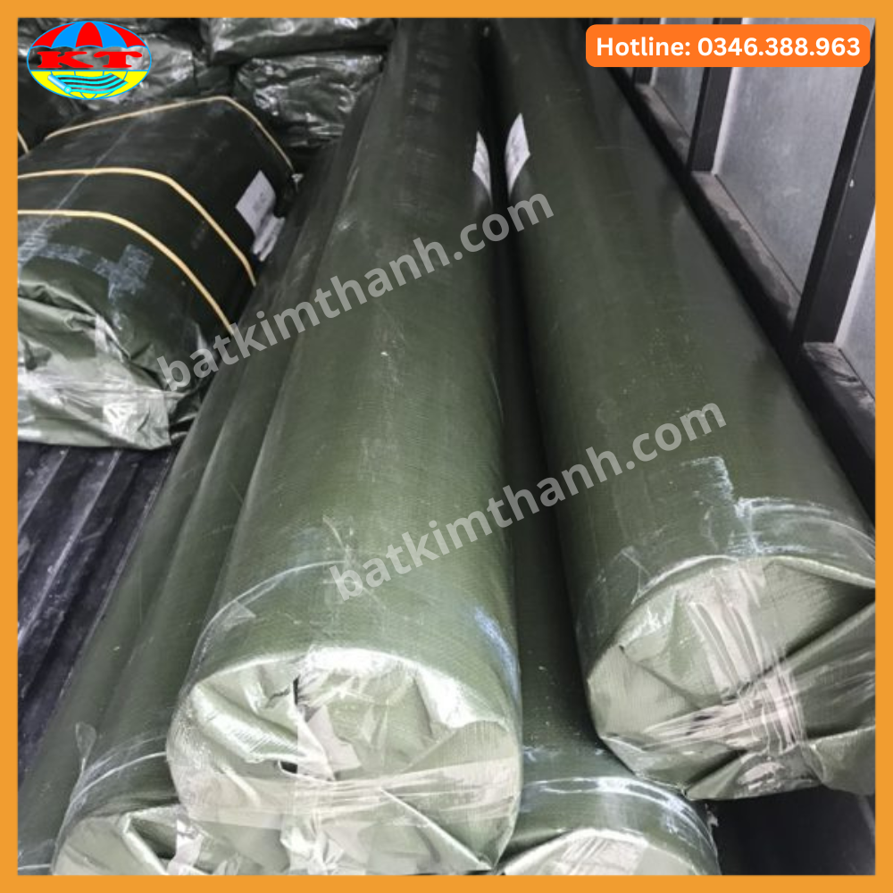 Bạt Dứa Xanh Rêu 2 Mặt