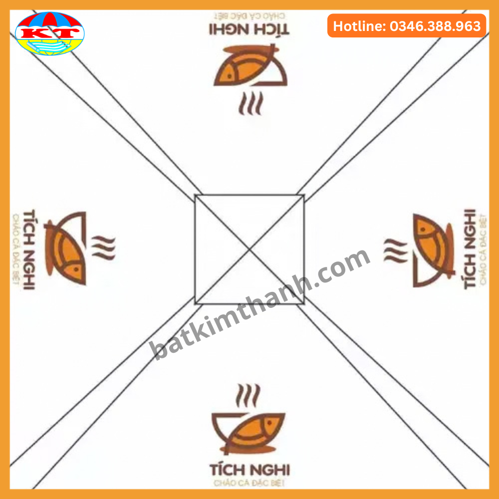 Ô Lệch Tâm Vuông 3x3m kim thanh