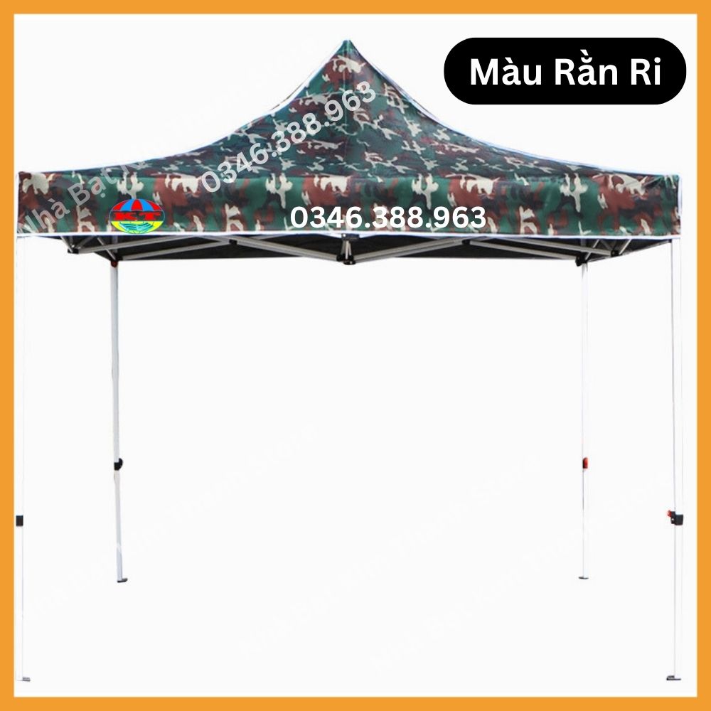 Nhà Bạt Gấp Gọn 2,5M x 2,5M