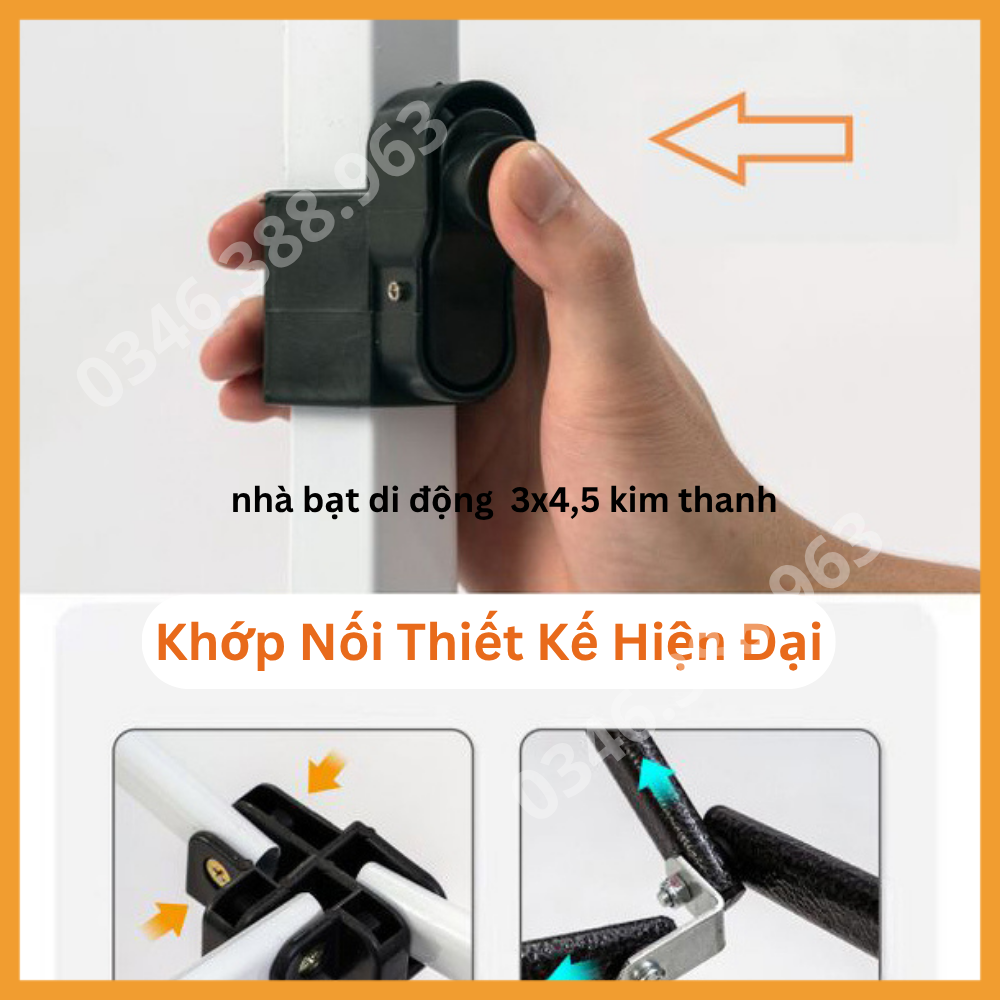 Nhà Bạt Di Động Gấp Gọn Màu Tím