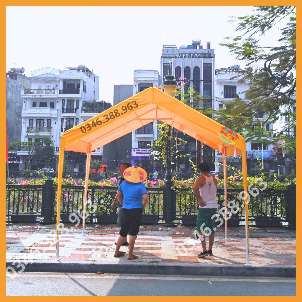 Nhà Bạt Chữ A Cố Định 3M x 3M, 3M x 4M, 3M x 5M, 3M x 6M, 4M x 8M