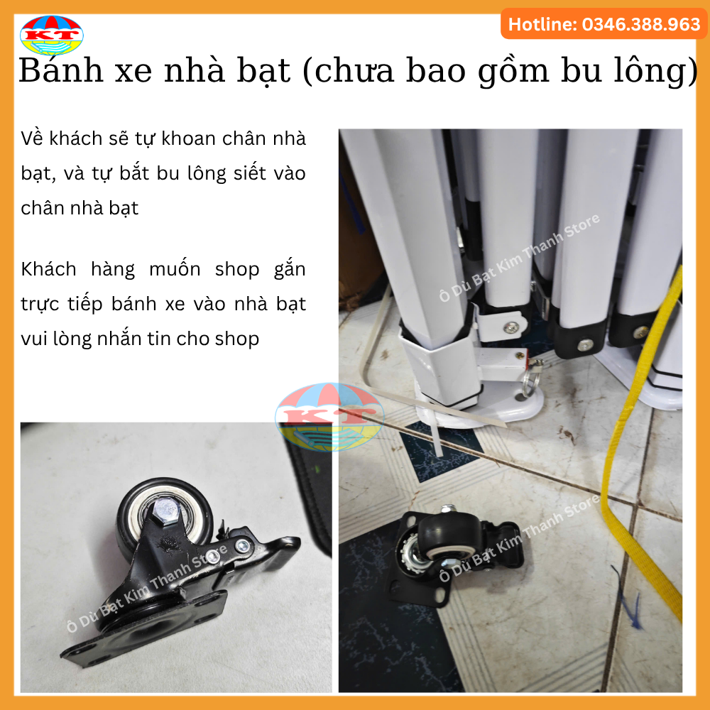 Phụ Kiện Nhà Bạt Di Dộng Gấp Gọn