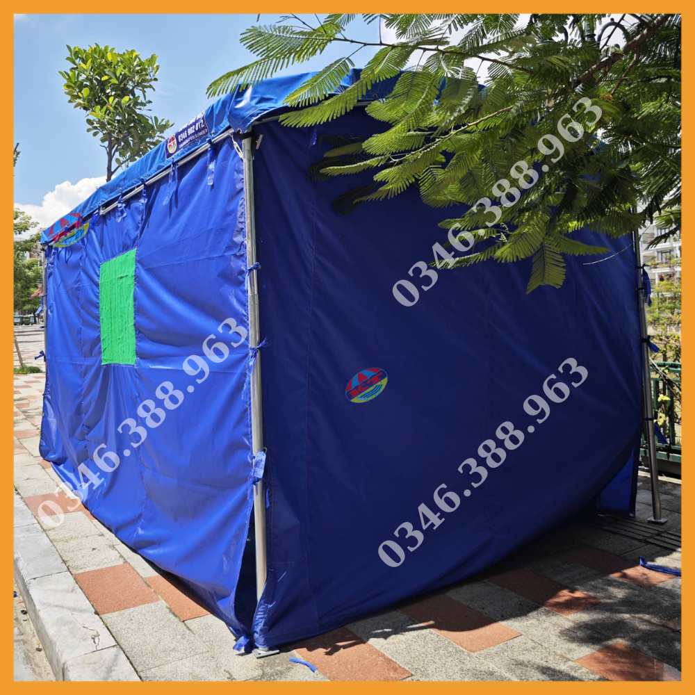 Nhà Mái Vòm Kích Thước 3M x 6M (Có Rèm Che Xung Quanh)