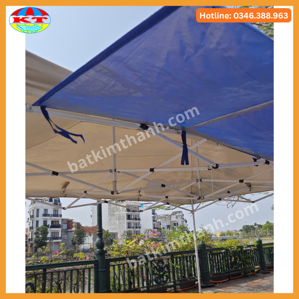 Bạt Che Nắng Nối Thêm Nhà Bạt Gấp Gọn – Đủ Size 2m 3m 4.5m 6m