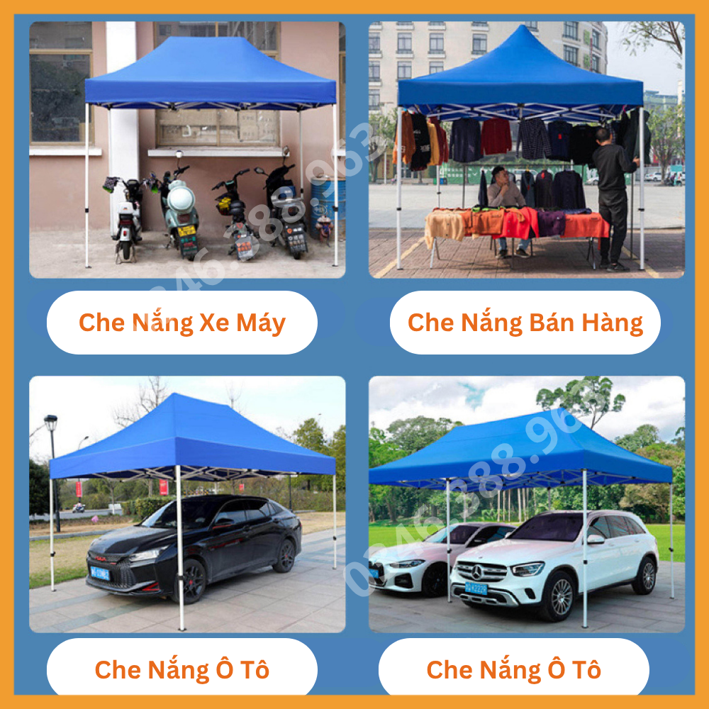 Nhà Bạt Di Động Gấp Gọn Màu Tím