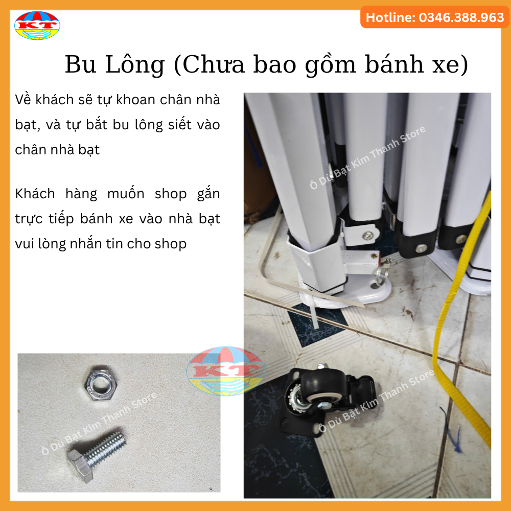 Phụ Kiện Nhà Bạt Di Dộng Gấp Gọn