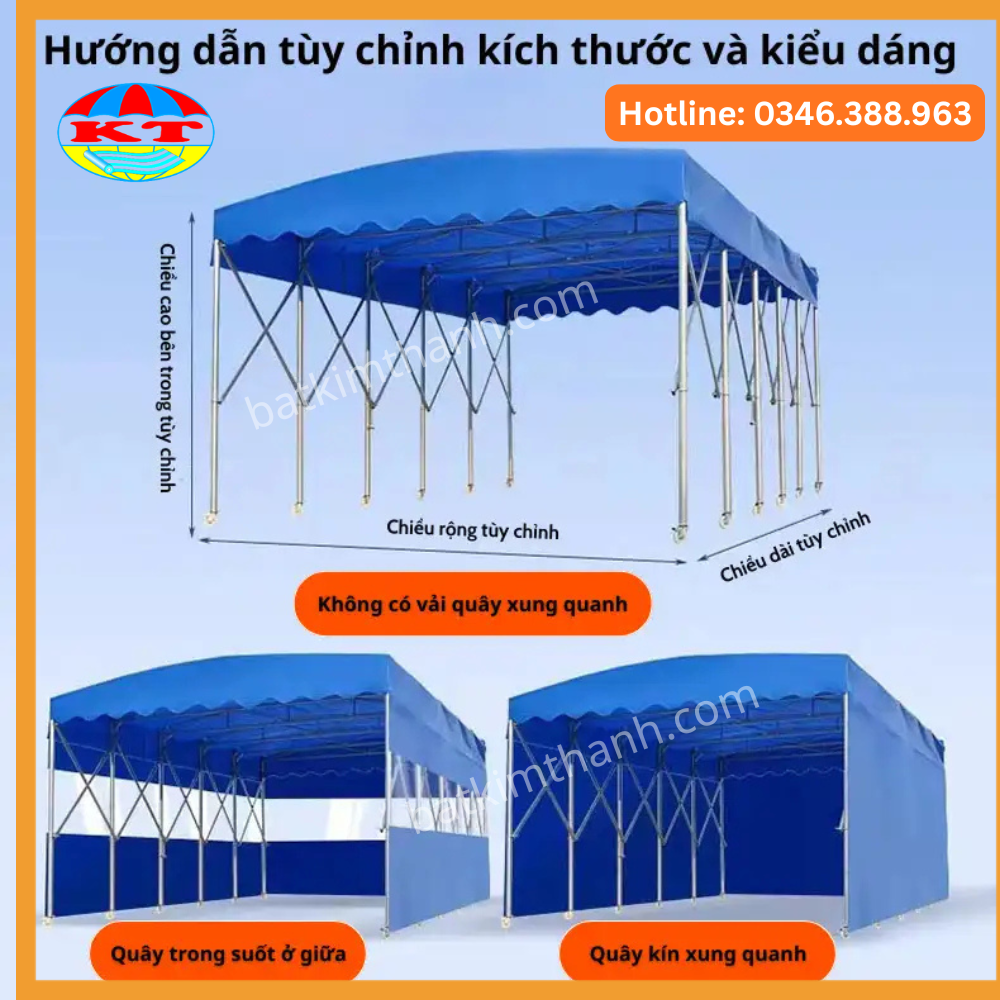 Nhà Bạt Dẫn Lối 4M x 8M ( Thi Công)