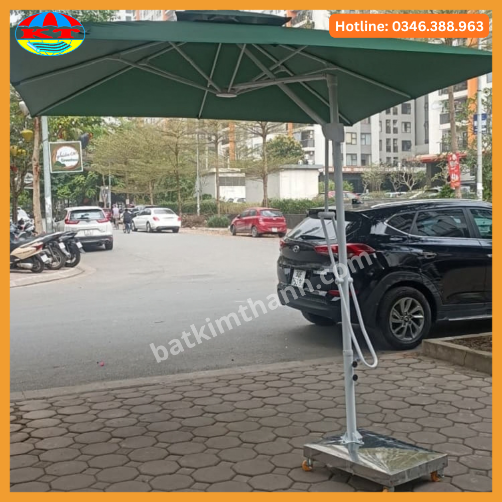 Ô Lệch Tâm Vuông 3x3m Đòn Bẩy Khung Thép
