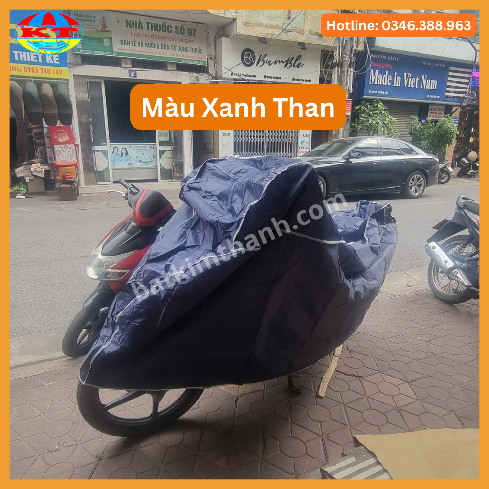 Áo Phủ Xe  Máy Vải Dày Cao Cấp