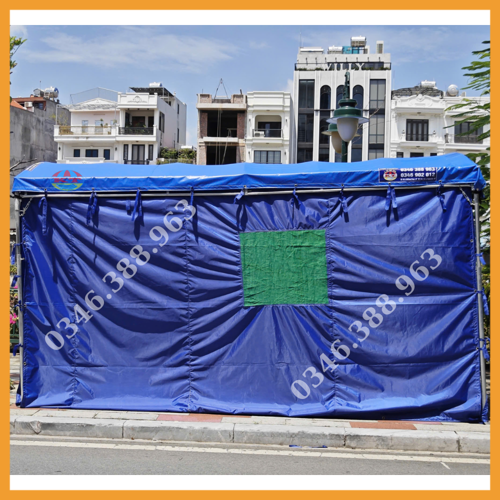 Nhà Mái Vòm Kích Thước 3M x 6M (Có Rèm Che Xung Quanh)