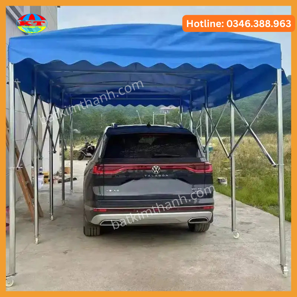 Nhà Bạt Dẫn Lối Di Động Có Bánh Xe