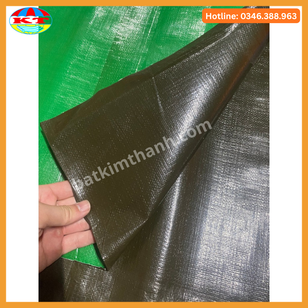 Bạt Dứa Xanh Rêu 2 Mặt