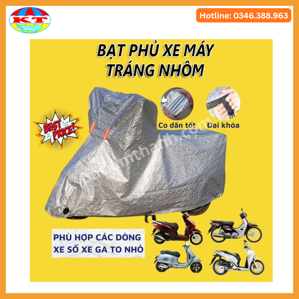 Áo Phủ Xe  Máy Vải Dày Cao Cấp