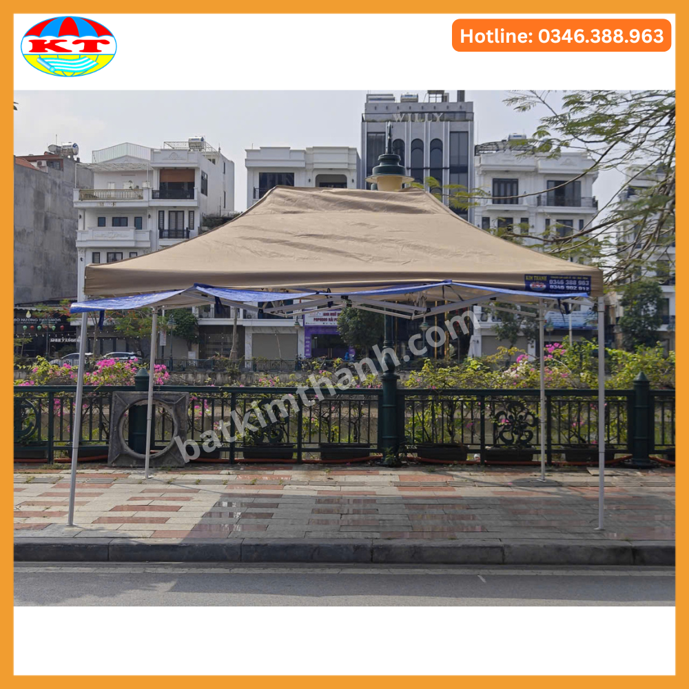 Bạt Che Nắng Nối Thêm Nhà Bạt Gấp Gọn – Đủ Size 2m 3m 4.5m 6m