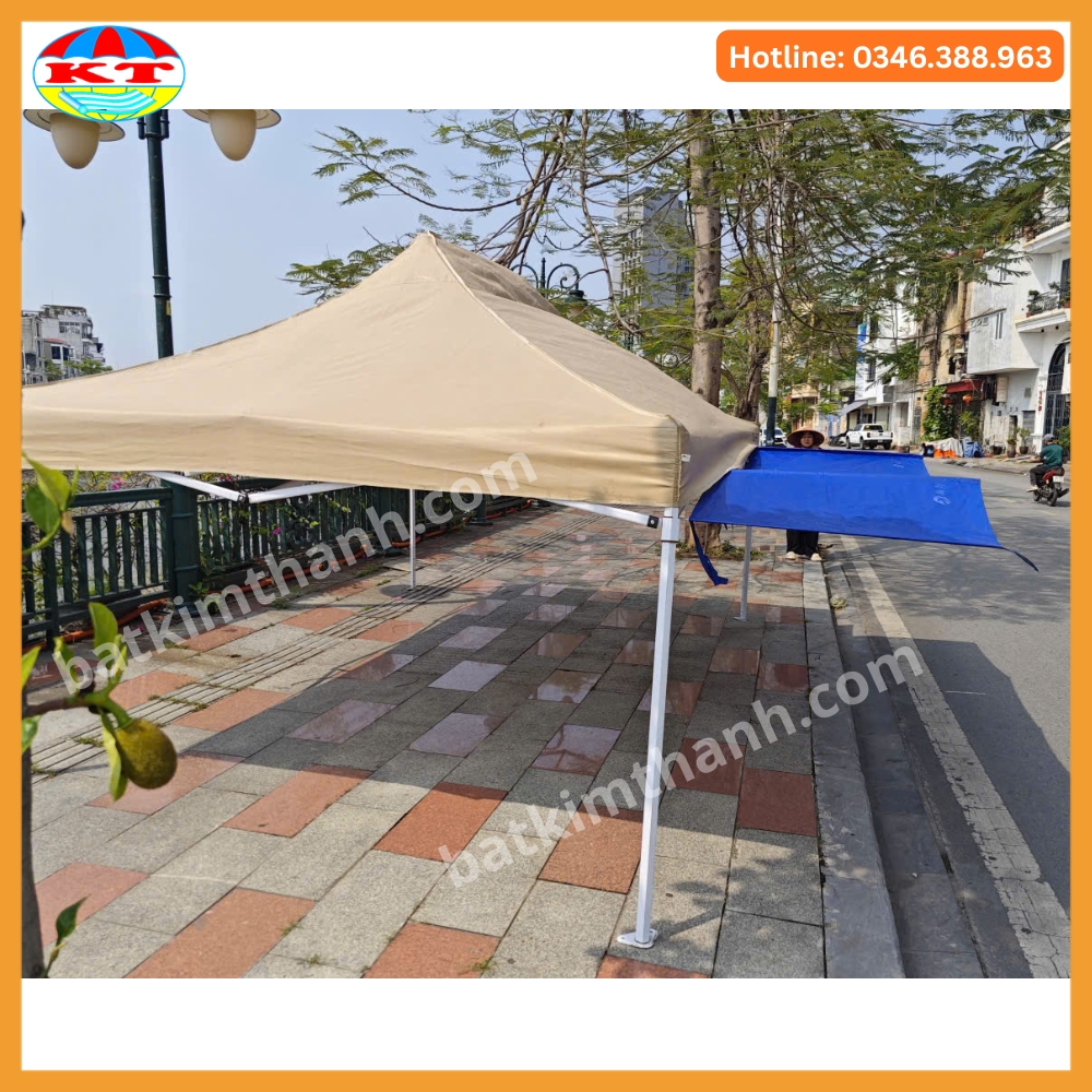 Bạt Che Nắng Nối Thêm Nhà Bạt Gấp Gọn – Đủ Size 2m 3m 4.5m 6m