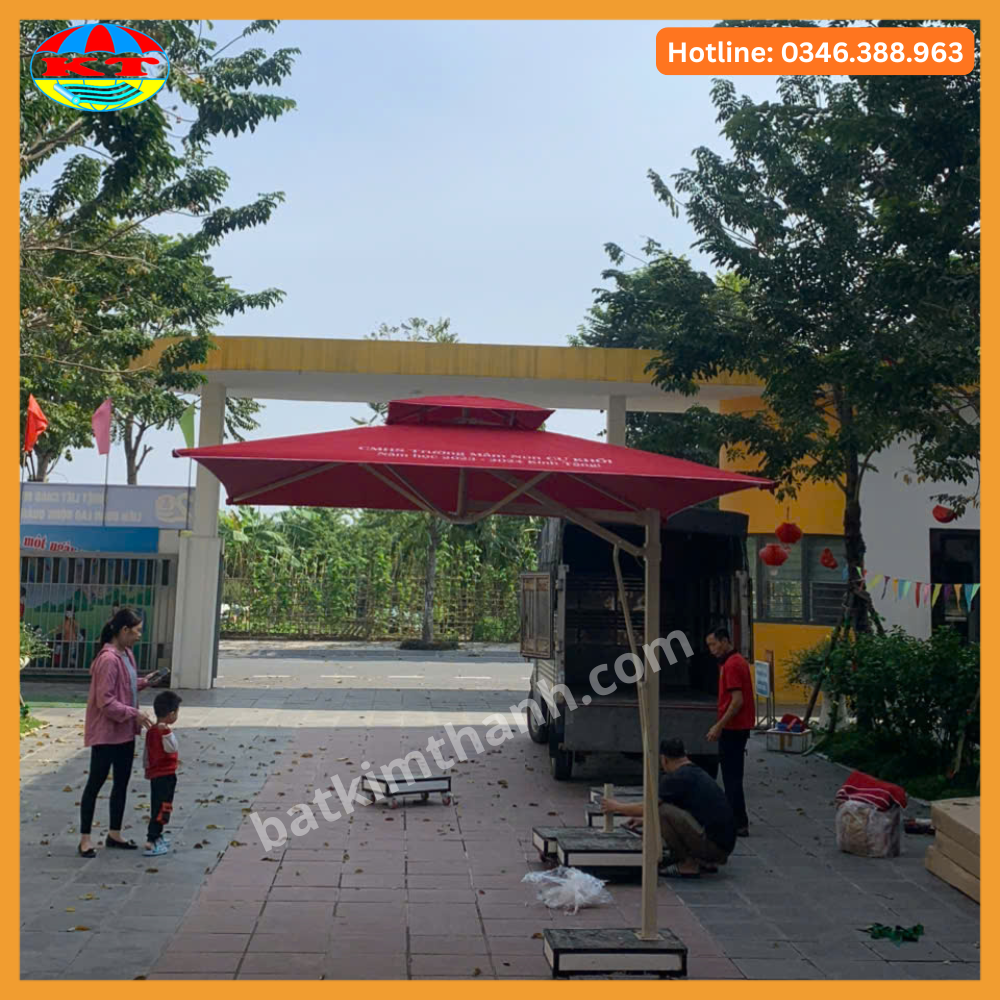 Ô Lệch Tâm Vuông Hợp Kim Nhôm (Gia Công)