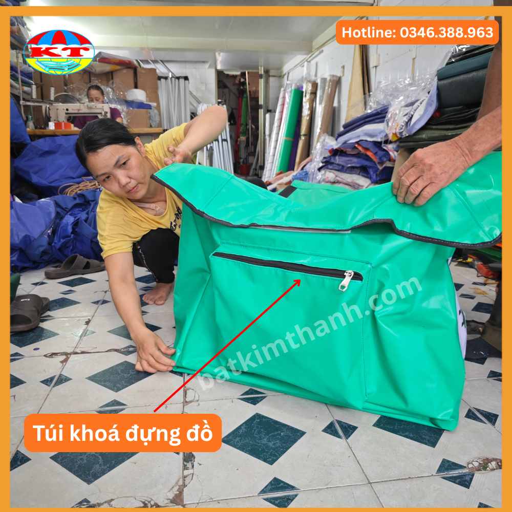 Túi Bạt Dày Đựng Hàng Theo Yêu Cầu