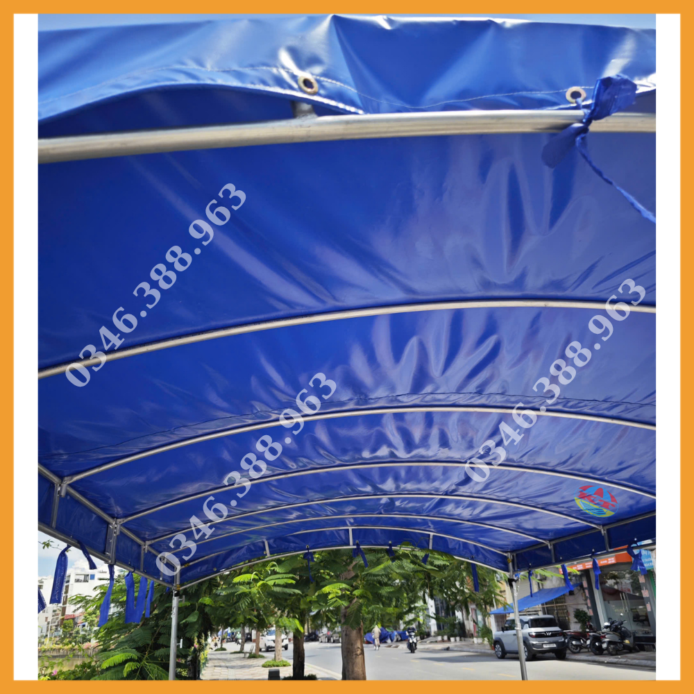 Nhà Mái Vòm Kích Thước 3M x 6M (Có Rèm Che Xung Quanh)