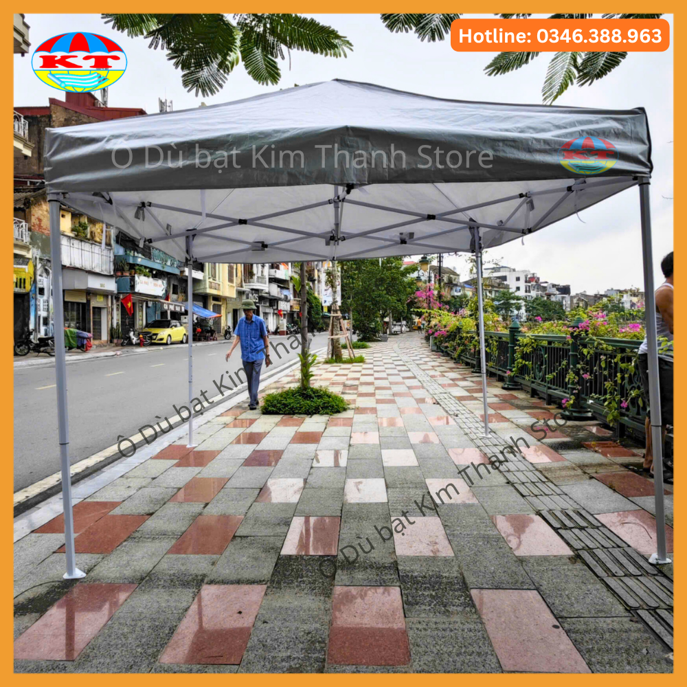 Nhà Bạt Mái Trắng Ghi Bằng Bạt Tú Phương
