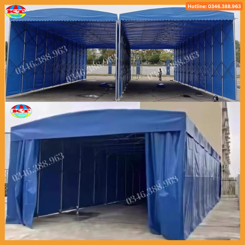 Nhà Bạt Dẫn Lối Di Động Có Bánh Xe