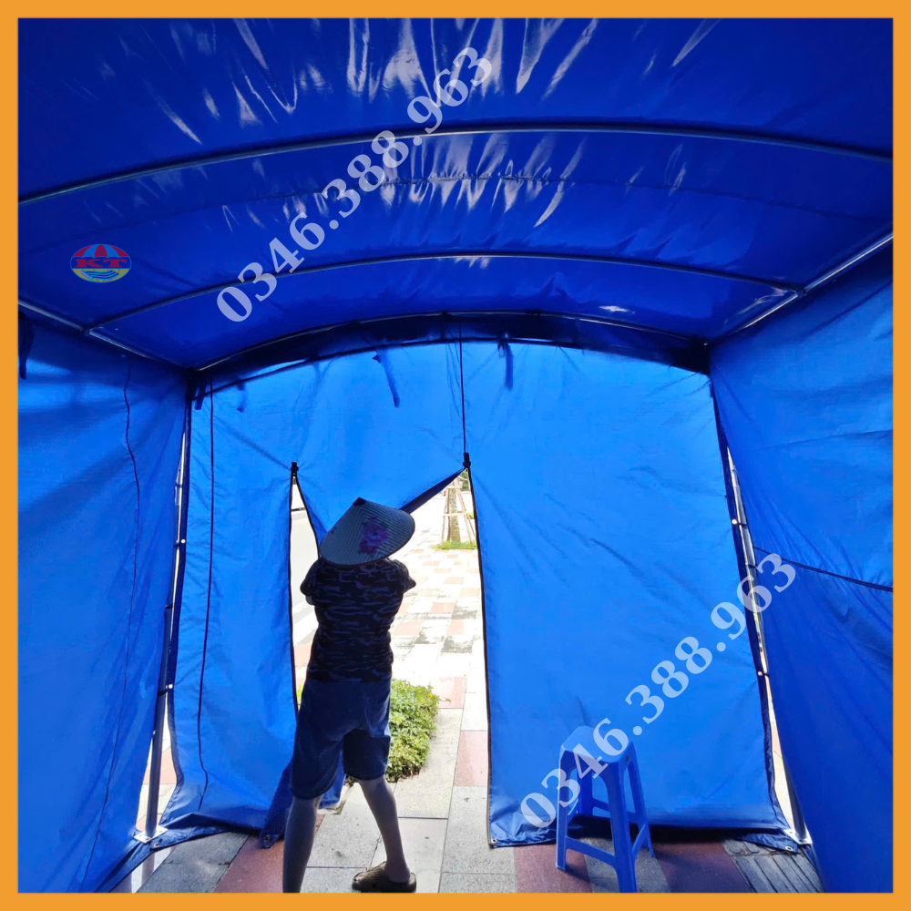 Nhà Mái Vòm Kích Thước 3M x 6M (Có Rèm Che Xung Quanh)