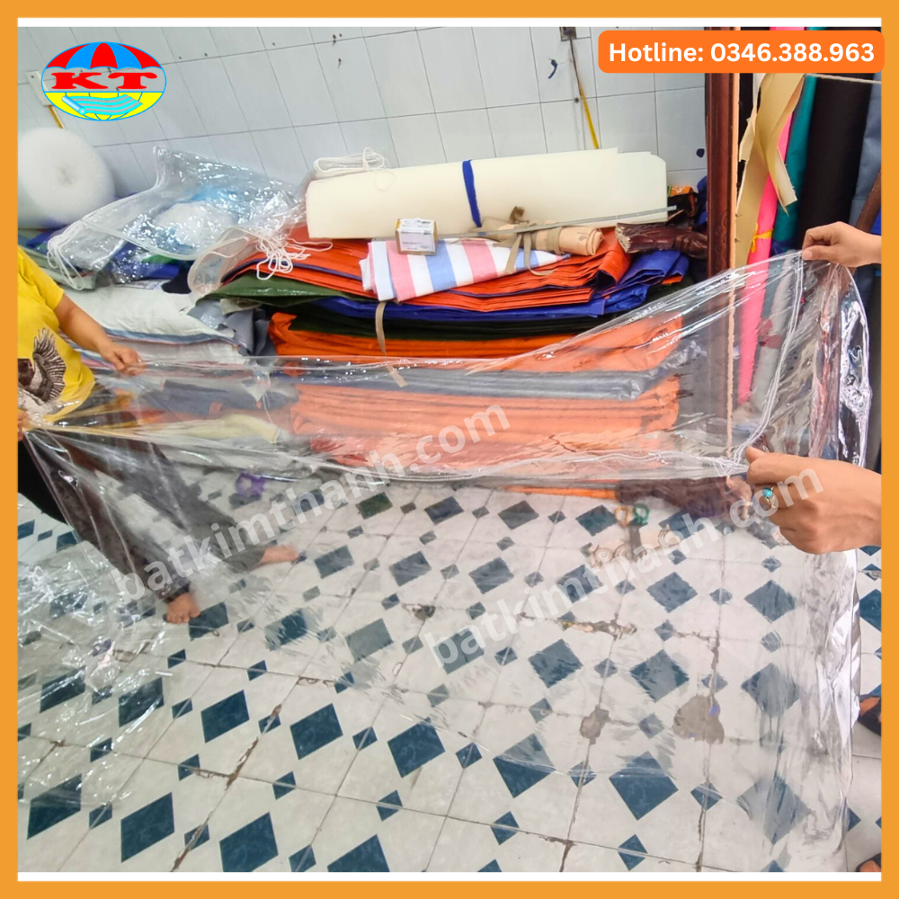 Áo Phủ Xe Máy Trong Suốt