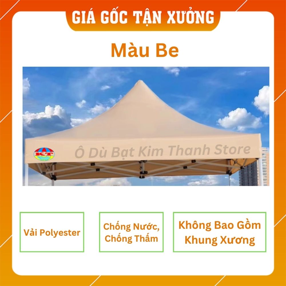 [Bạt Thay Thế] Tấm Bạt Mái Nhà Bạt 3M x 3M; 2,5M x 2,5M; 2M x 3M; 3M x 4,5M; 3M x 6M, 2M x 2M (chưa bao gồm khung xương)
