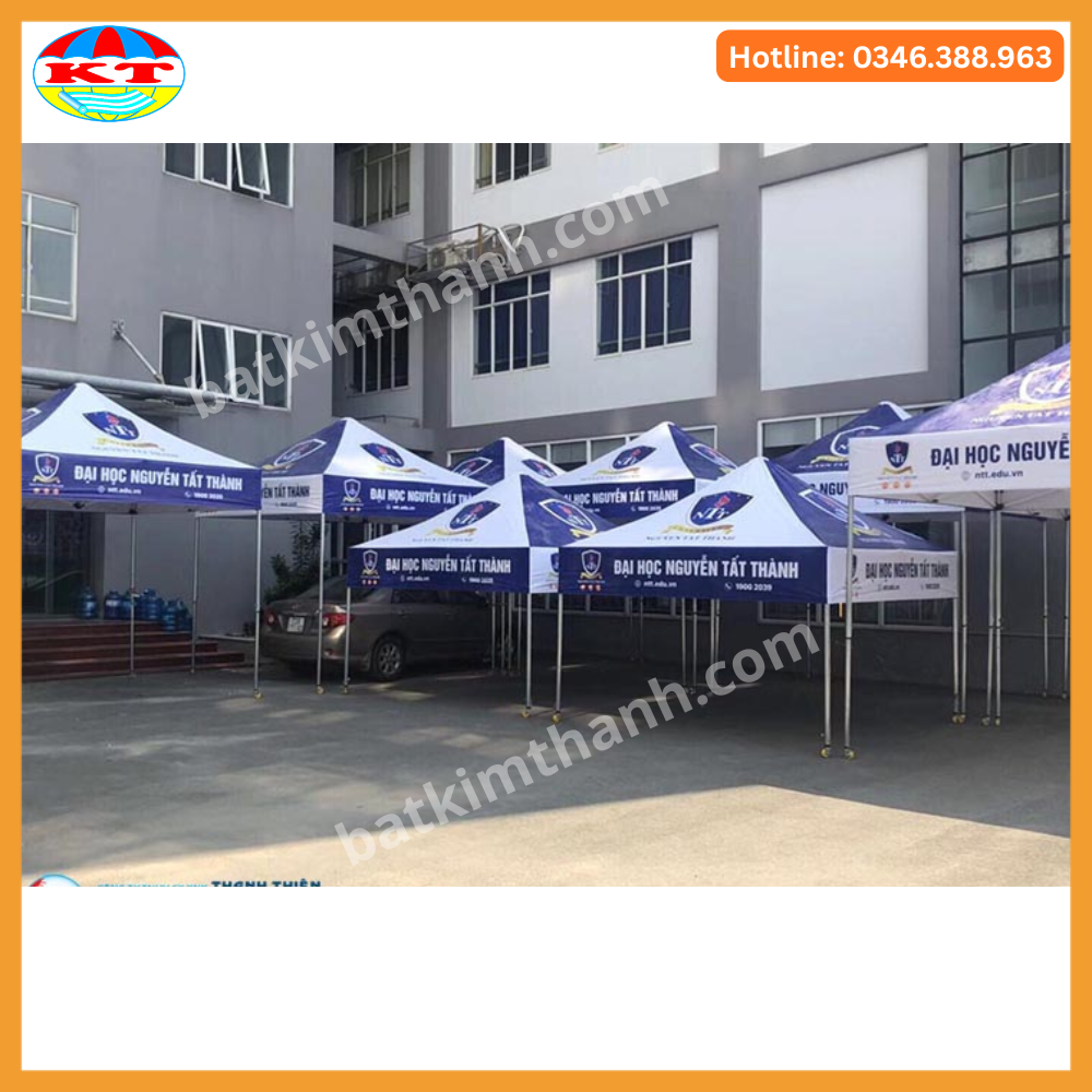 In Logo Sơn, In Nhiệt, In Lưới Nhà Bạt Di Động