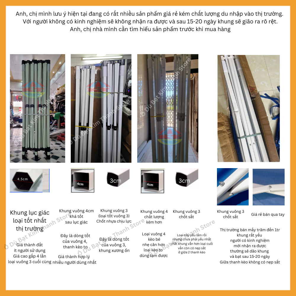 Nhà Bạt Gấp Gọn 3M x 4,5M
