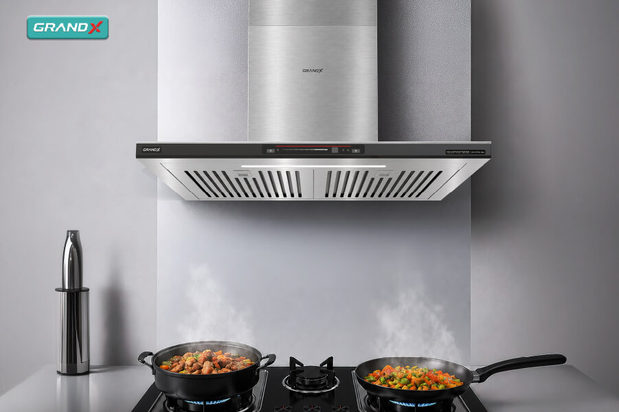 Máy hút mùi GrandX GX H70T83Ultra – Áp tường chữ T