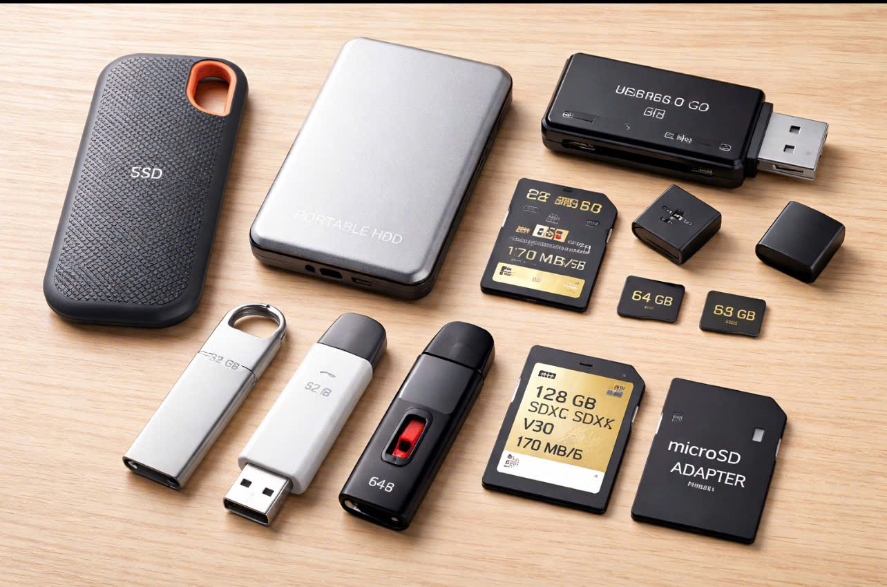 Danh mục Thiết bị lưu trữ, USB, thẻ nhớ