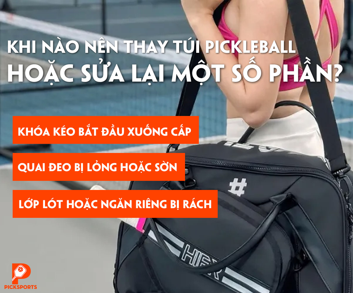 Cách bảo quản túi, balo Pickleball tại PickSports.vn
