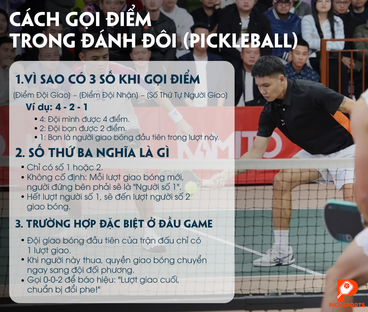 Cách tính điểm Pickleball - picksports.vn