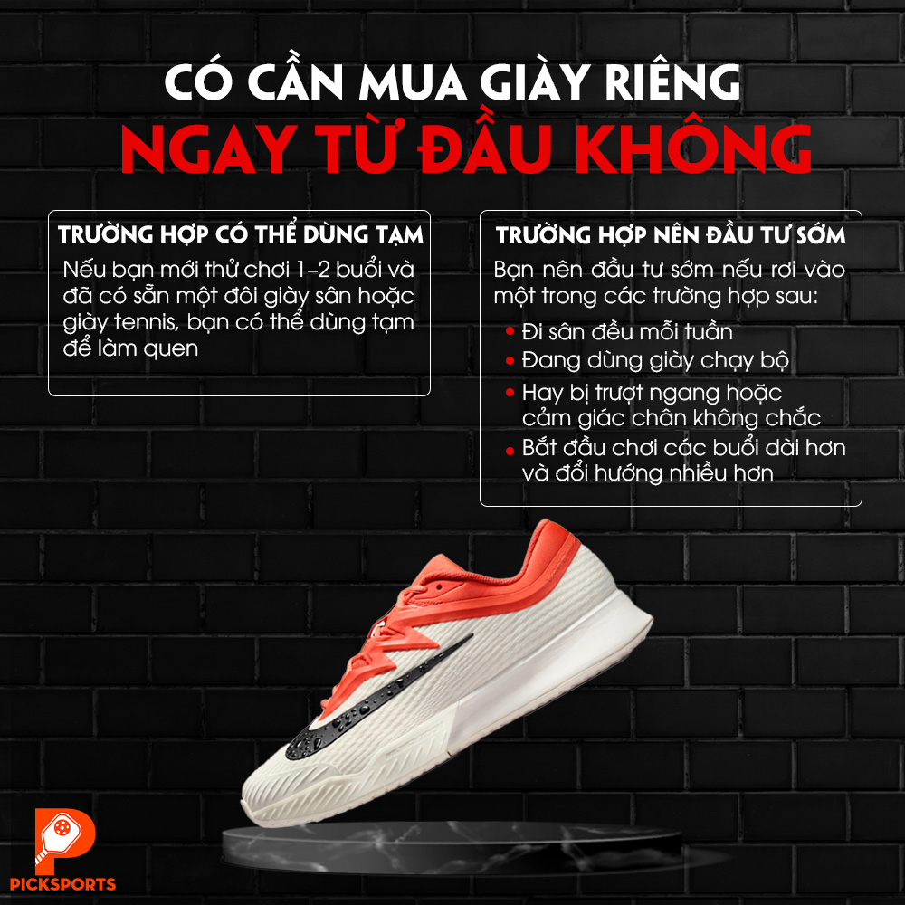 Giày Pickleball là gì - Picksports.vn