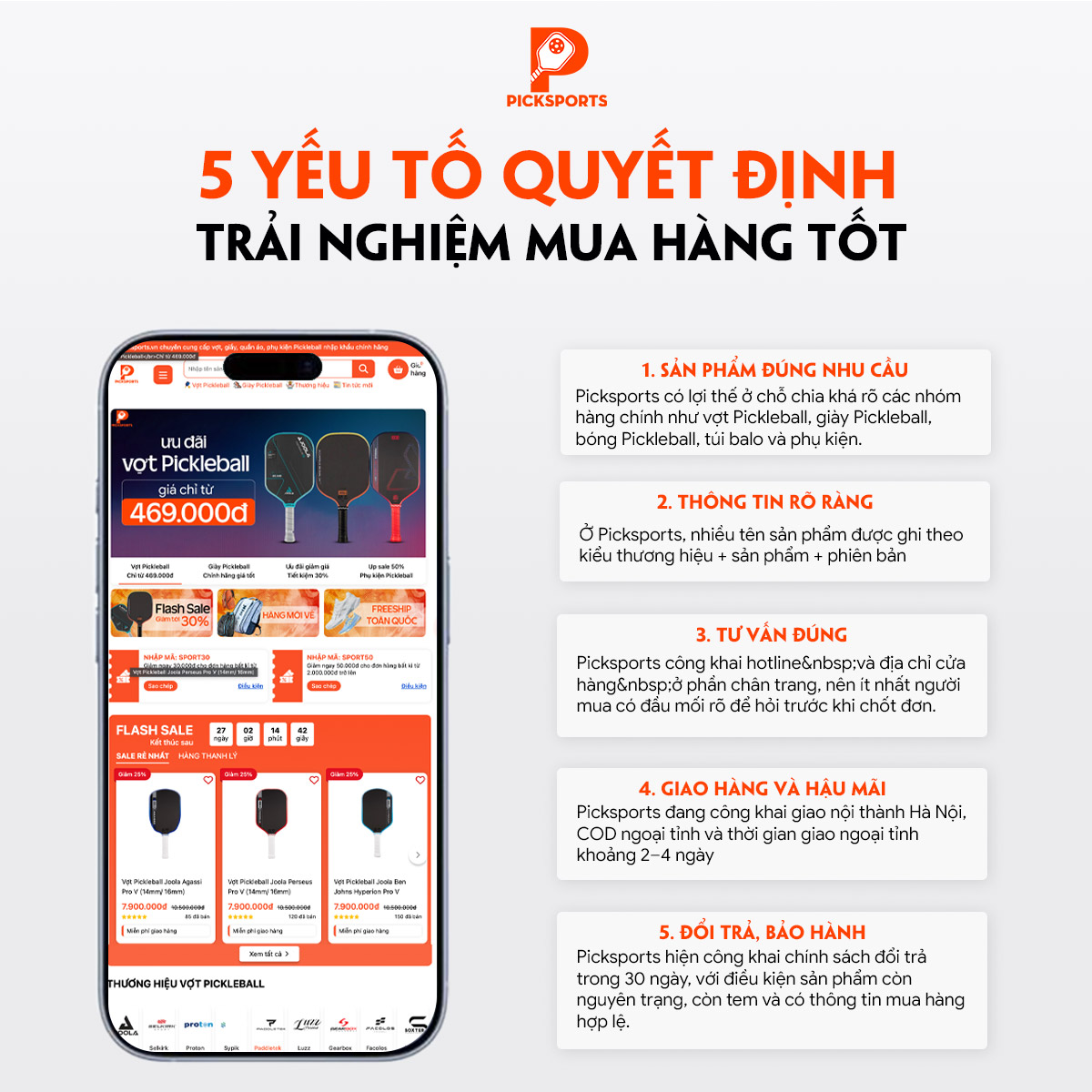 Mua hàng tại Picksports có tốt không