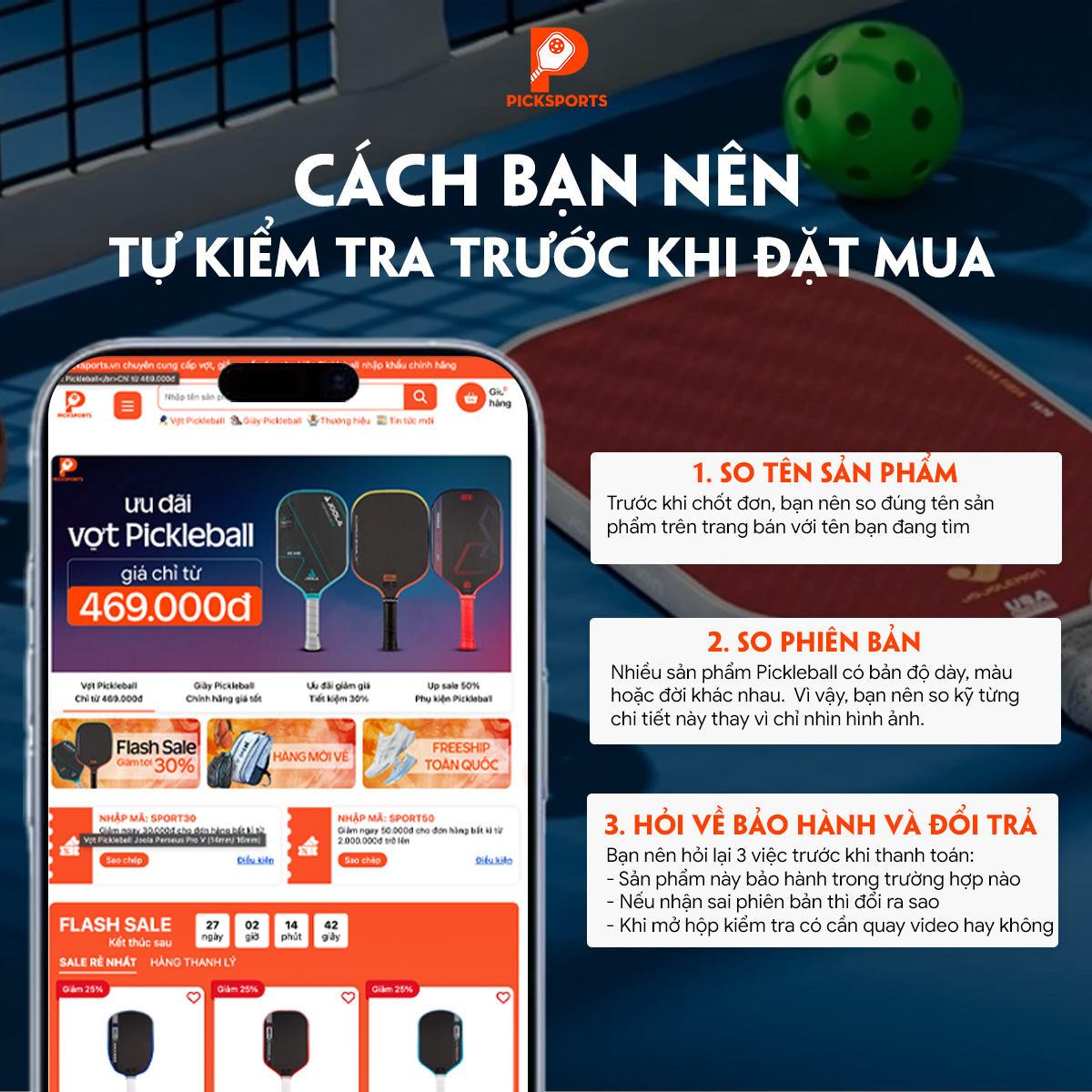 Picksports có bán hàng chính hãng không