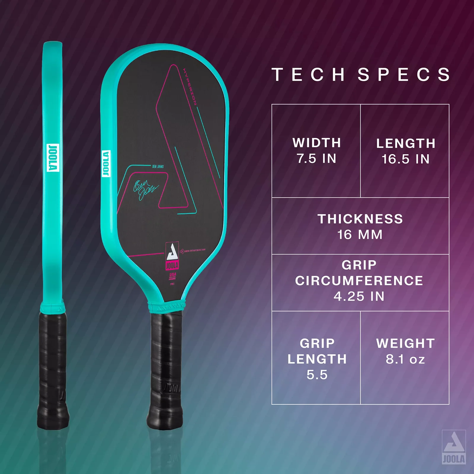 Vợt Pickleball Joola Hyperion CFS - US Edition (16mm)