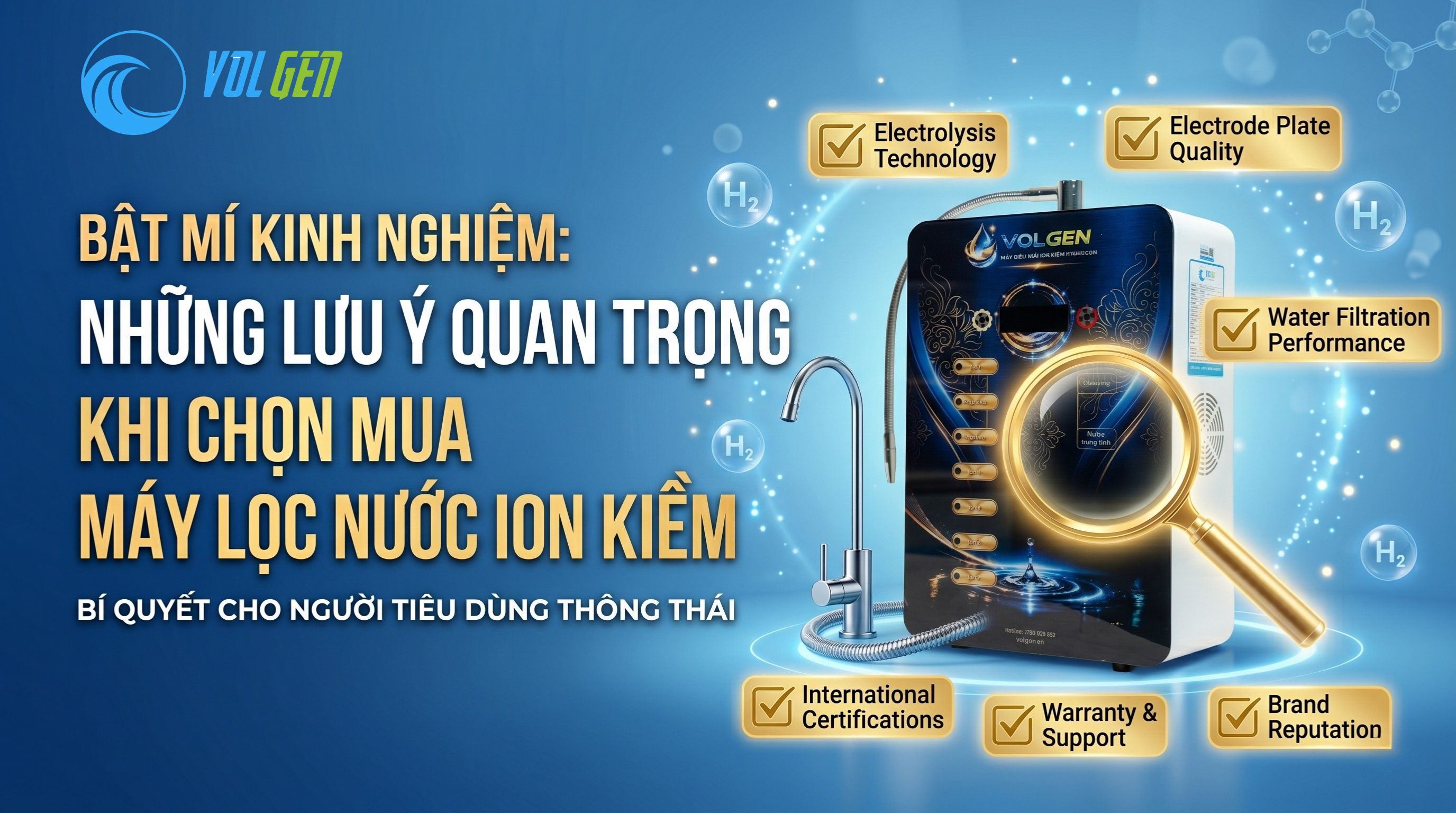 BẬT MÍ KINH NGHIỆM: NHỮNG LƯU Ý QUAN TRỌNG KHI CHỌN MUA MÁY LỌC NƯỚC ION KIỀM