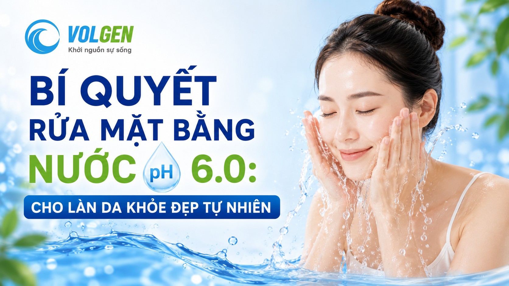 BÍ QUYẾT RỬA MẶT BẰNG NƯỚC PH 6.0: CHO LÀN DA KHỎE ĐẸP TỰ NHIÊN