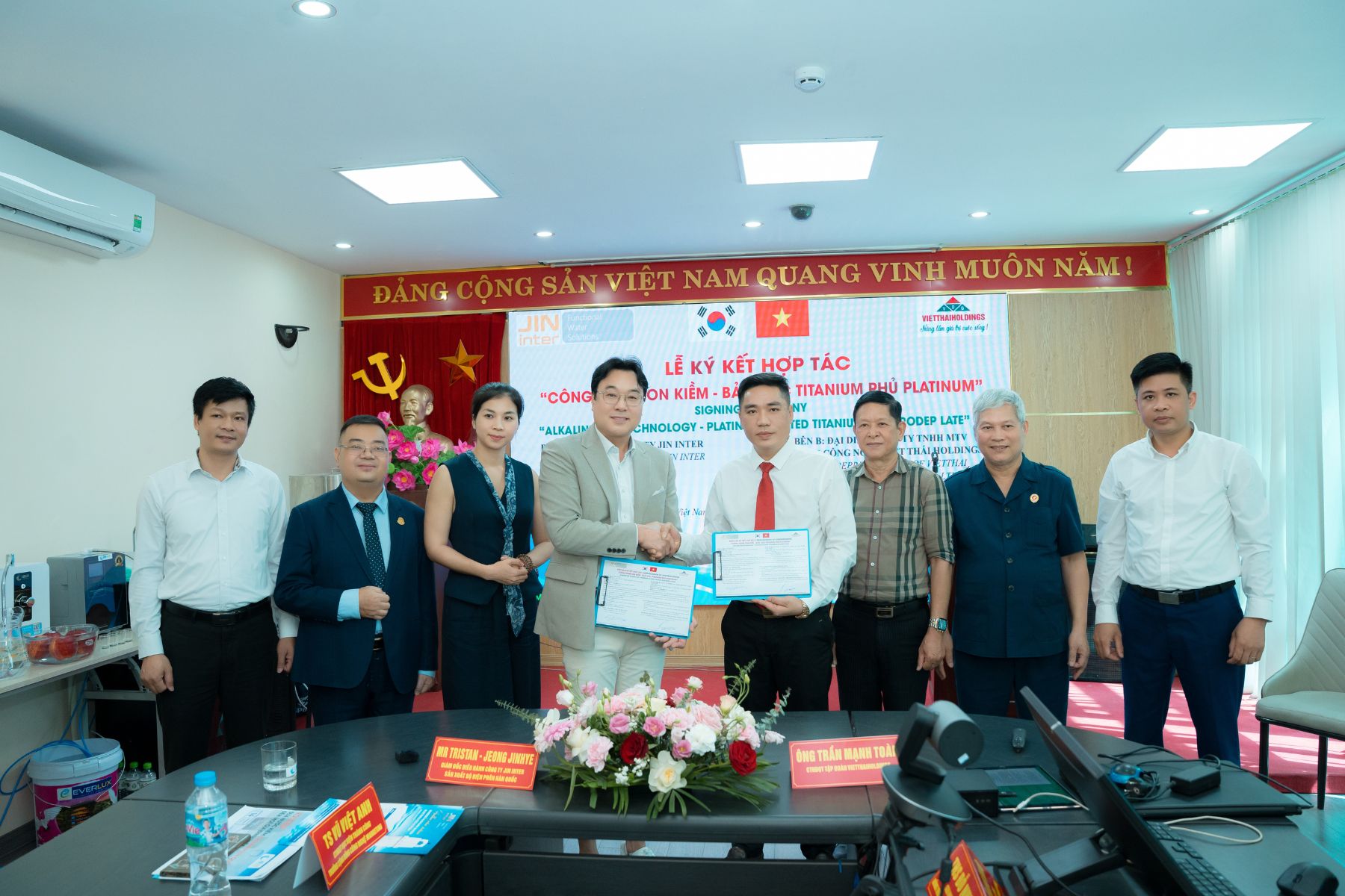 Lễ Chuyển Giao Công Nghệ Ion Kiềm & Ra Mắt Máy Điện Giải Volgen