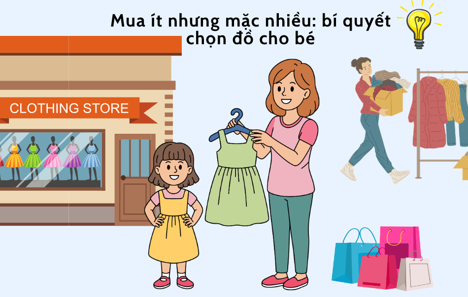 5 sai lầm khi mua quần áo trẻ em