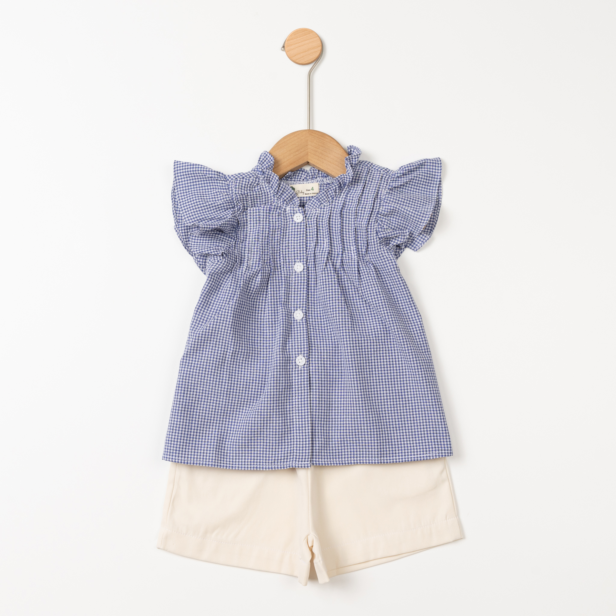 Bộ cotton trẻ em - bé gái G001 4/12 VT48