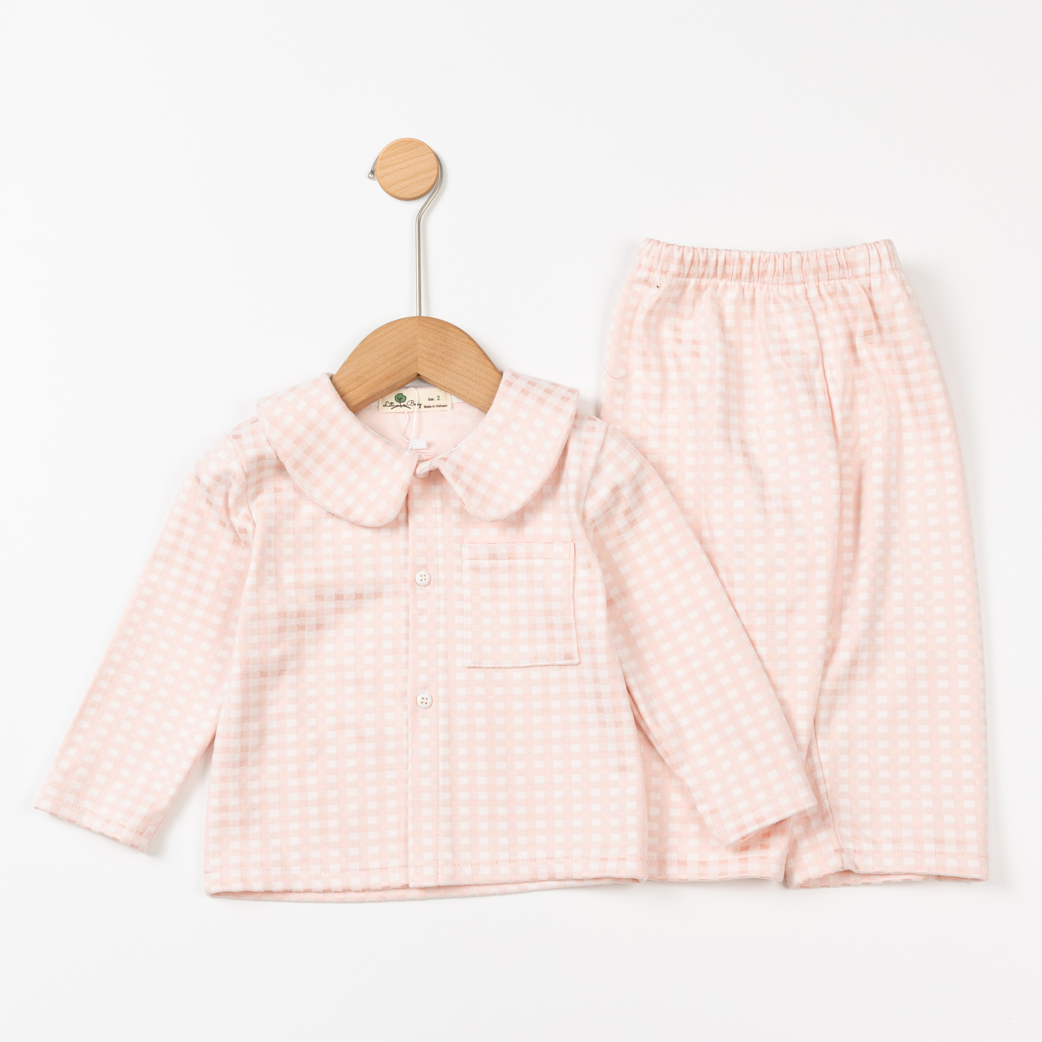 Bộ cotton trẻ em - bé gái ĐG006 2/8 PH408