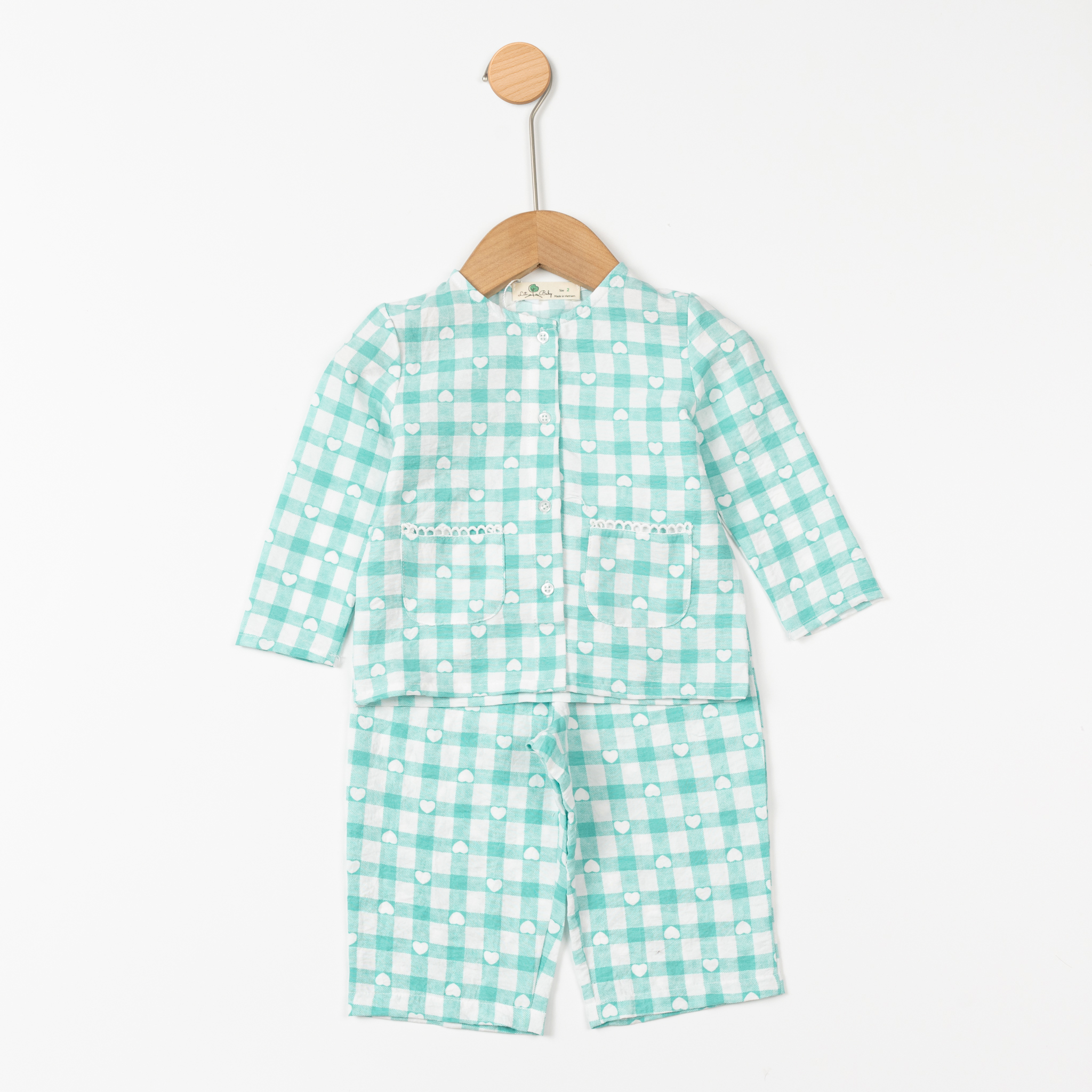 Bộ cotton trẻ em - bé gái ĐG003 2/10 TSD12