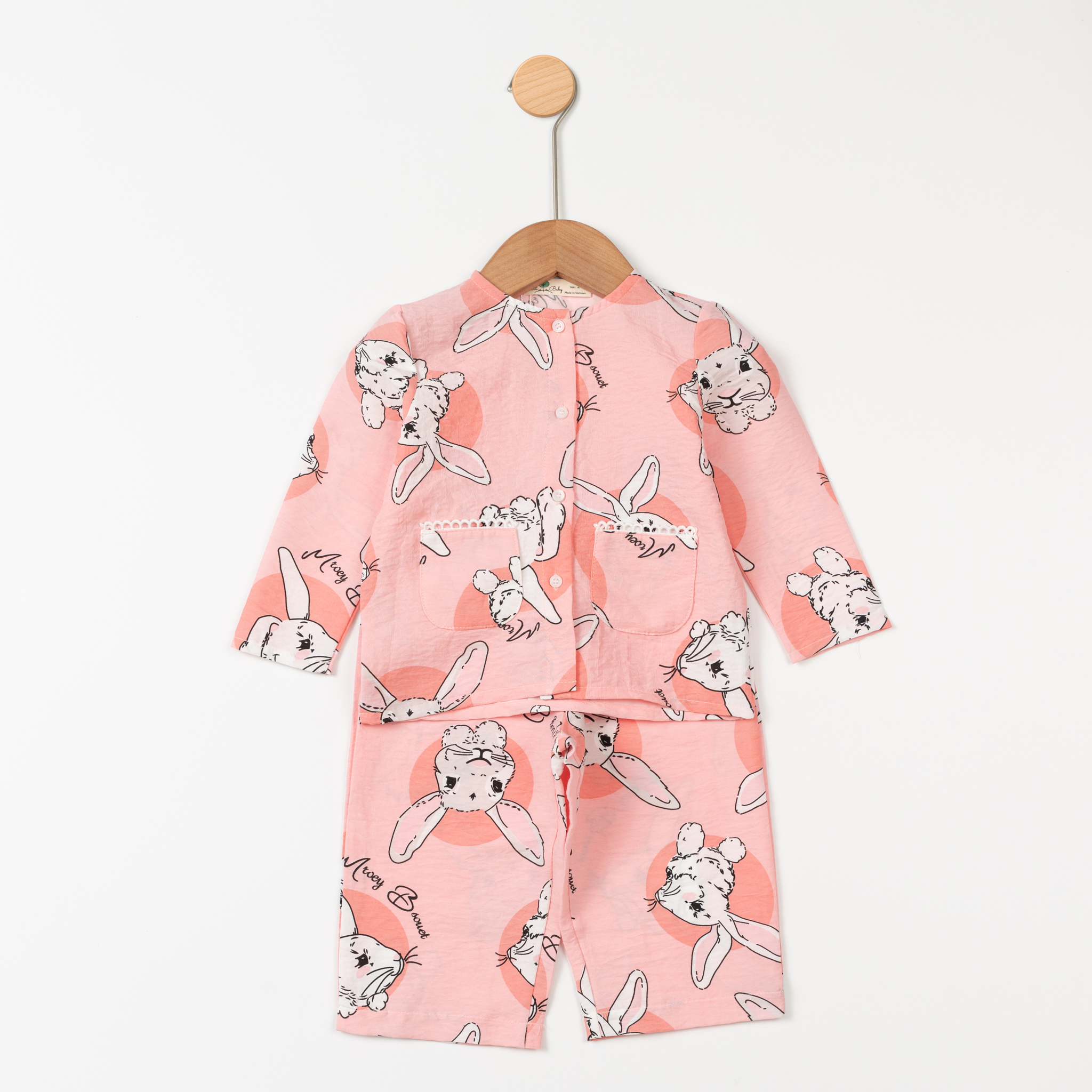 Bộ cotton trẻ em - bé gái ĐG003 2/10 TSD12