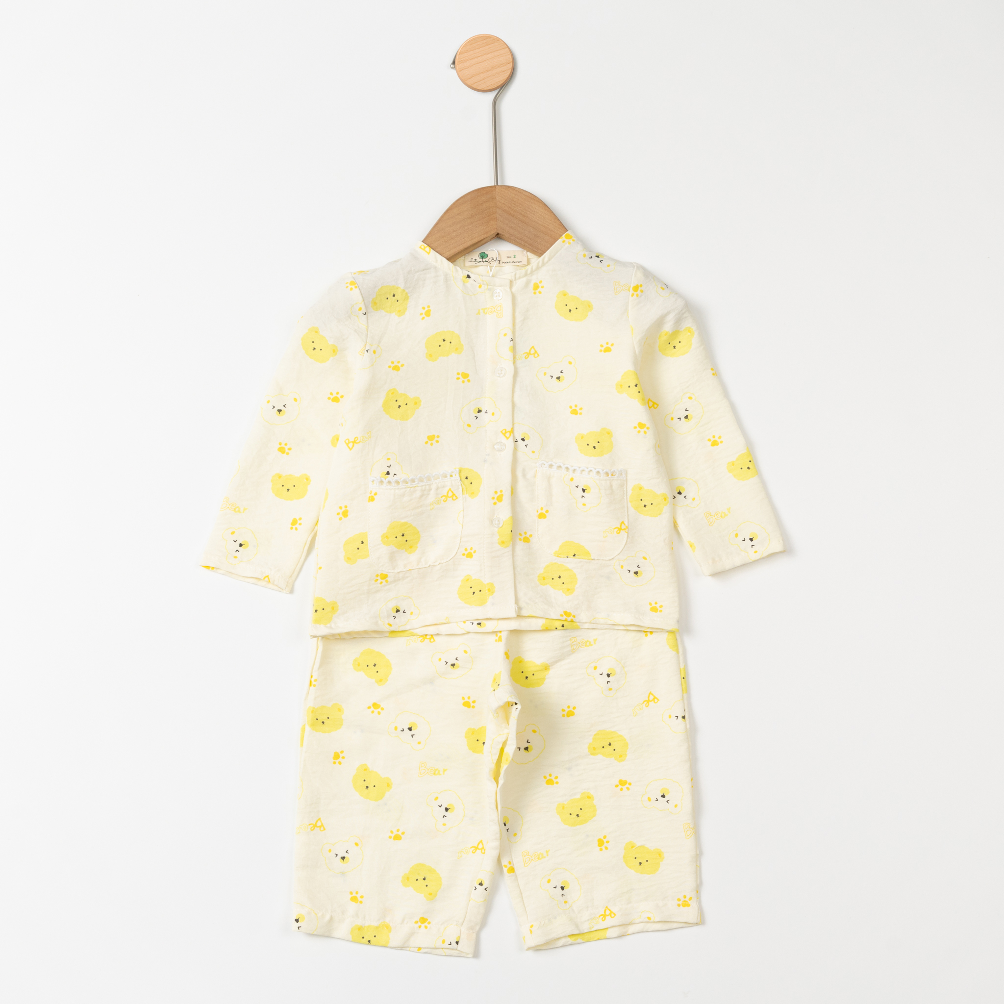 Bộ cotton trẻ em - bé gái ĐG003 2/10 TSD12