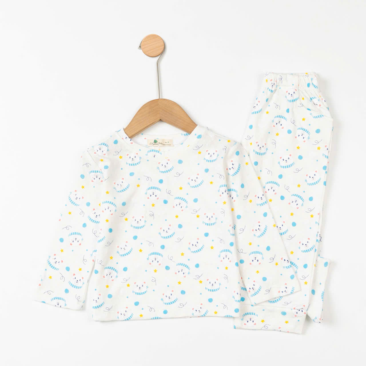 Bộ cotton trẻ em - bé gái ĐG002 2/10 TSD13