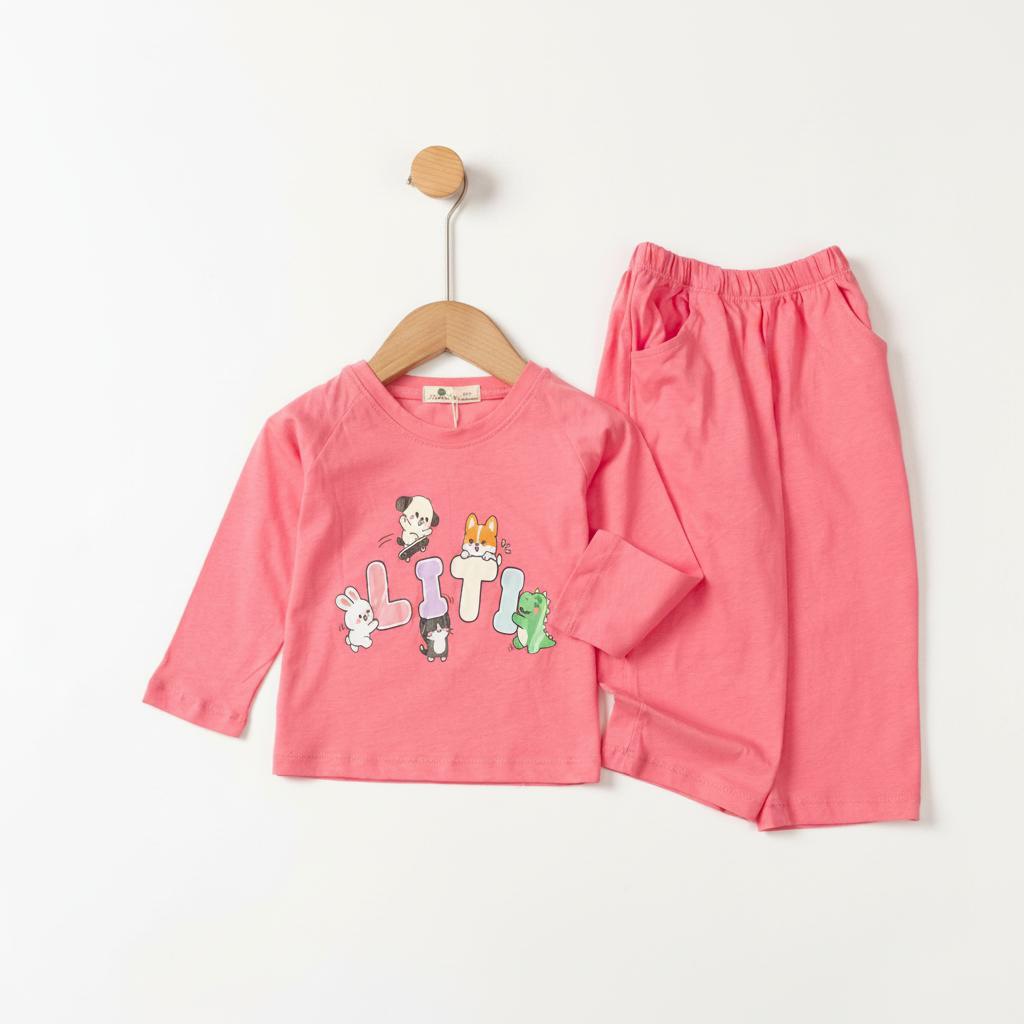 Bộ cotton trẻ em - bé gái ĐG003 1/7 TSD05