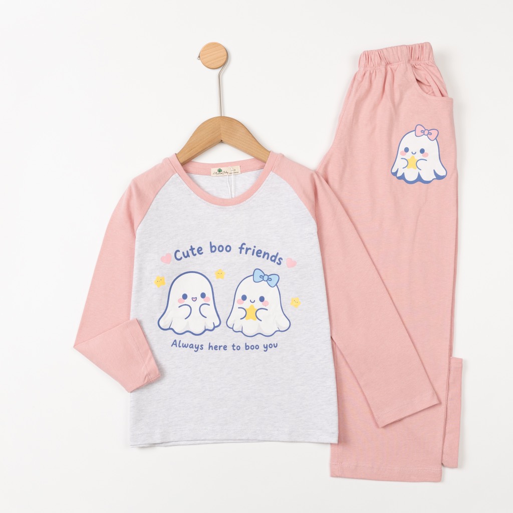 Bộ cotton trẻ em - bé gái ĐG001 8/14 TSD08