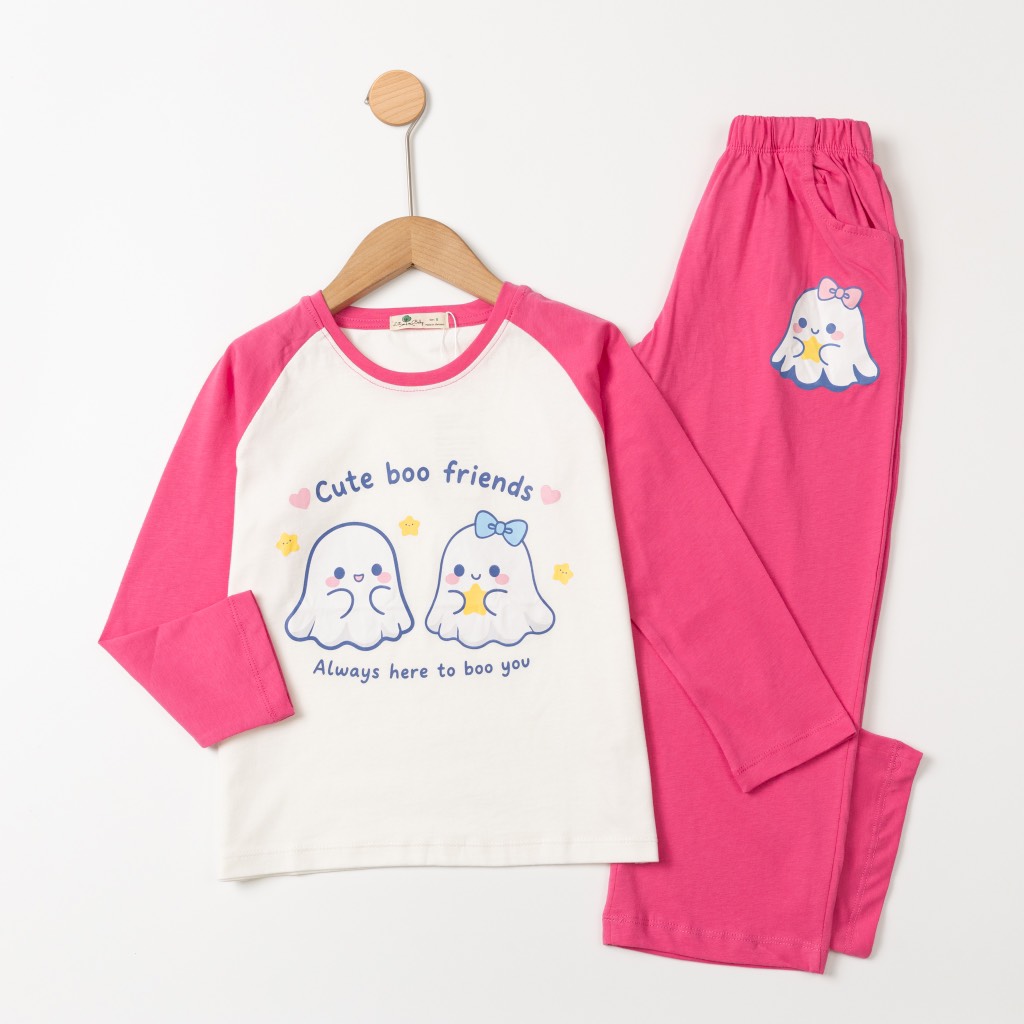 Bộ cotton trẻ em - bé gái ĐG001 8/14 TSD08